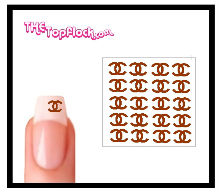 Stickers Chanel Marron