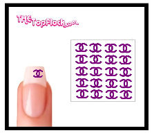 Stickers Chanel Violet